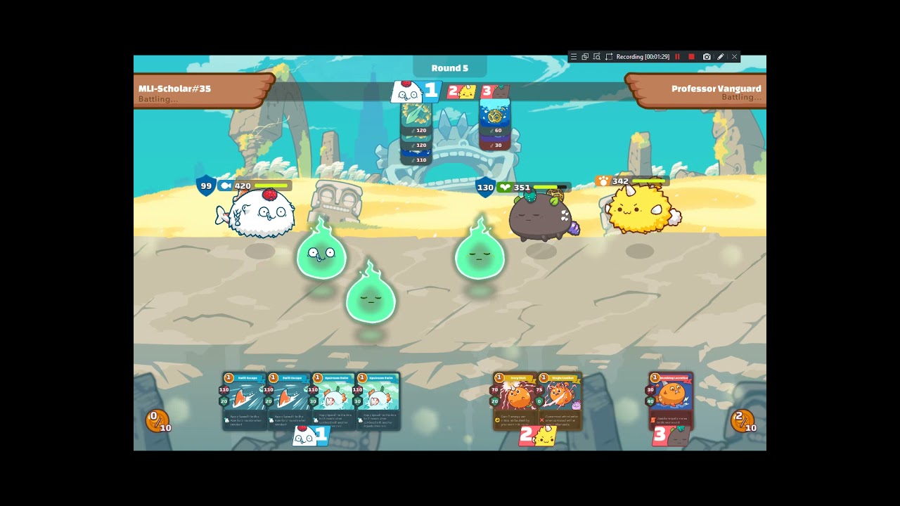 Kalaban na may Anti-Melee (Numbing Lecretion) vs AAP (Axie Infinity Gameplay)