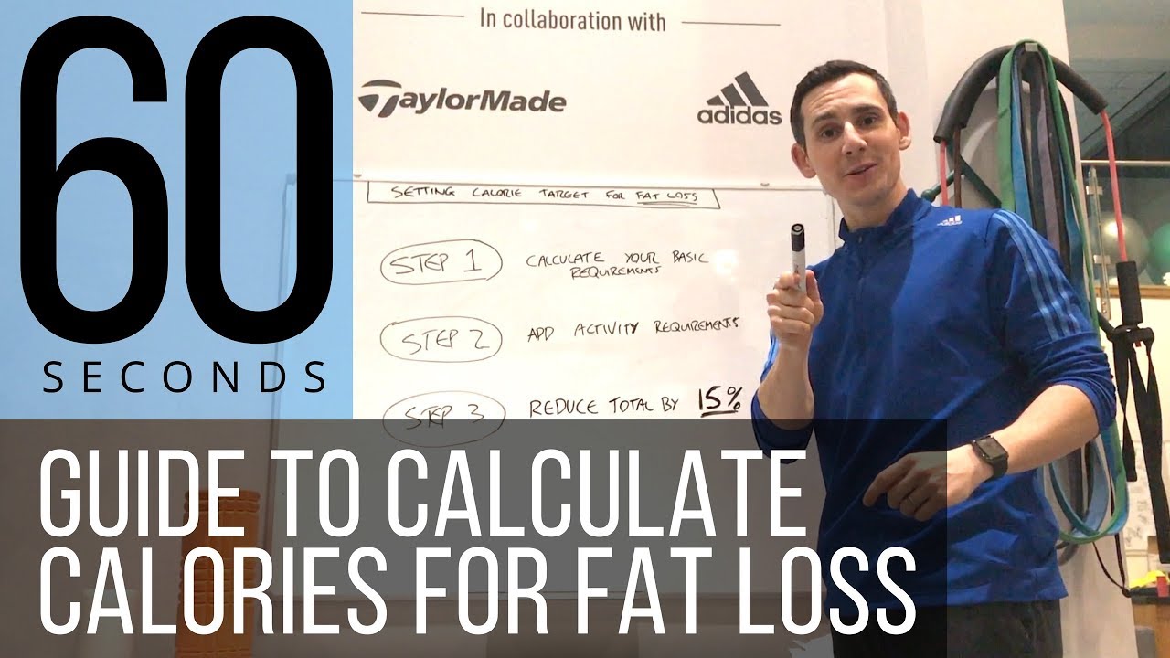 How to Calculate a Daily Calorie Goal for Fat Loss in 60 seconds. health insurance