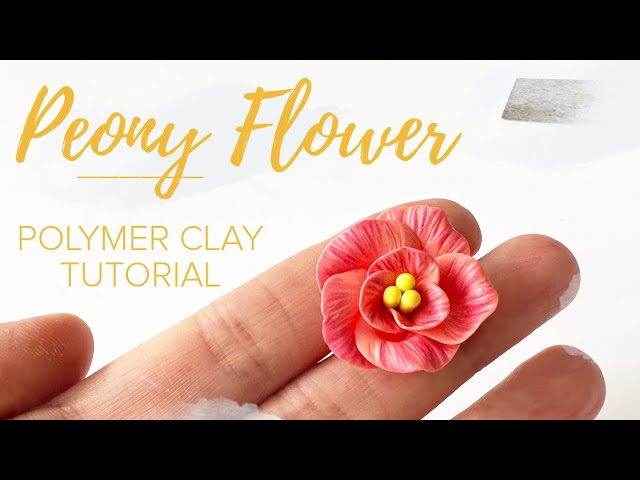 Flower Polymer Clay Tutorials: Creative Polymer Clay Flowers Ideas: Craft  Ideas by MITCHELL HARMONIE