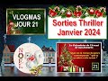 Vlogmas 21  sorties thriller de janvier 2024 