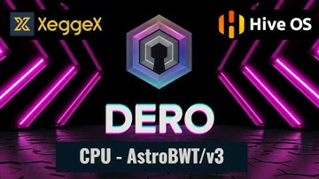 DERO COIN! (DERO) - Easy CPU Profit Mining HIVEOS Tutorial + Wallet!