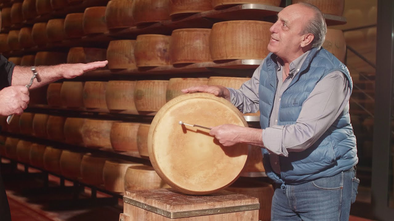 Outline Video Gennaro Contaldo in the land of Parmigiano Reggiano