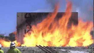 STRAW HOUSE BY JOOST CSIRO BUSHFIRE SIMULATION   FIRE SAFETY TEST