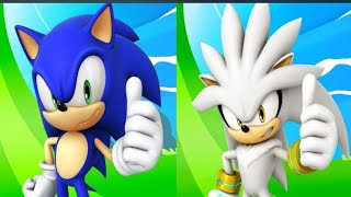 Sonic Dash Run - Sonic vs SilverUltimate Speed Battle | Who Is Faster? screenshot 2