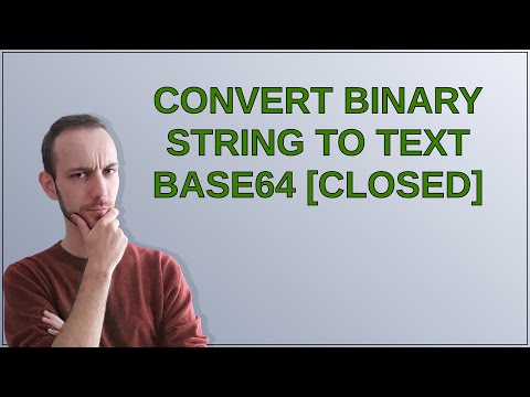 Codereview: Convert binary string to text base64 closed