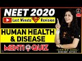 Human Health and Disease Class 12 Question and Answer | NEET 2020 Preparation | NEET Biology