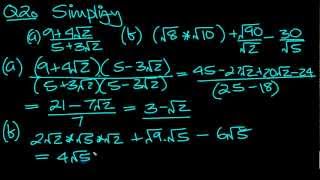 C1 WJEC Past Paper Winter 2012 Q2