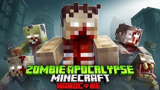 Surviving a Realistic Zombie Apocalypse in Hardcore Minecraft