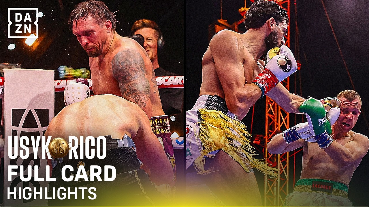 Official Full Card Fight Highlights | Oleksandr Usyk vs. Rico Verhoeven