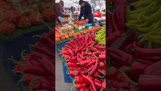 Istanbul: Organic Bazaar Vibes❤️#market #streetmarket #shorts  #farmersmarket #freshproduce #organic