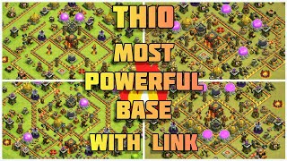 NEW! TOWN HALL 10 (Th10) HYBRID/TROPHY BASE With Link - 2021 | Th10 War/Farming Base With Link | coc