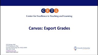 Canvas Export Grades