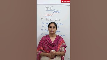 Ledger MCQ series(3) - Class 11th Chapter - 9 👆✍️#shorts #ledger