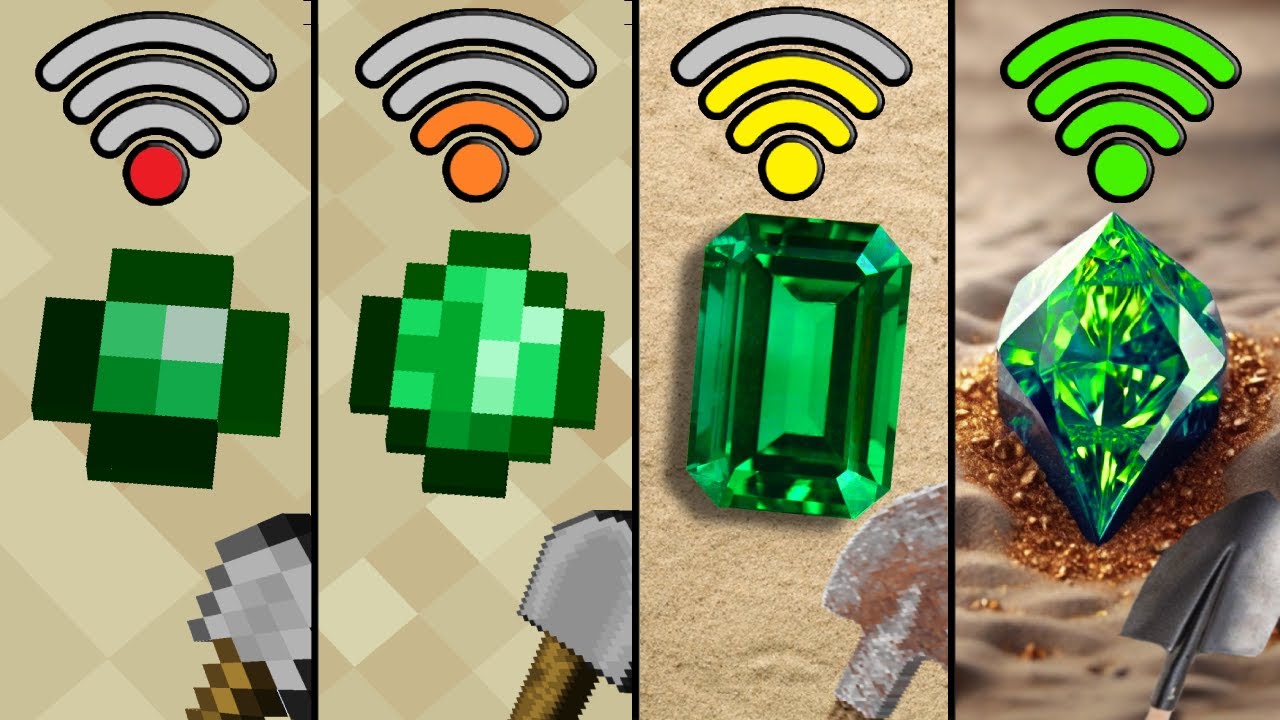 Minecraft With Different Wi-Fi - HUGE compilation - YouTube