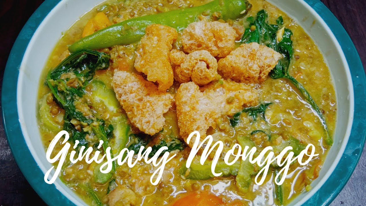 HOW TO COOK GINISANG MUNGGO / SAUTEED MUNG BEANS YouTube