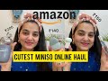 Super cute MINISO haul from Amazon 😍|| Under ₹300 🤑|| Perfumes, Home decor , Skincare & makeup 😱