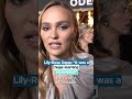 Lily-Rose Depp spoke about her experience filming Nosferatu