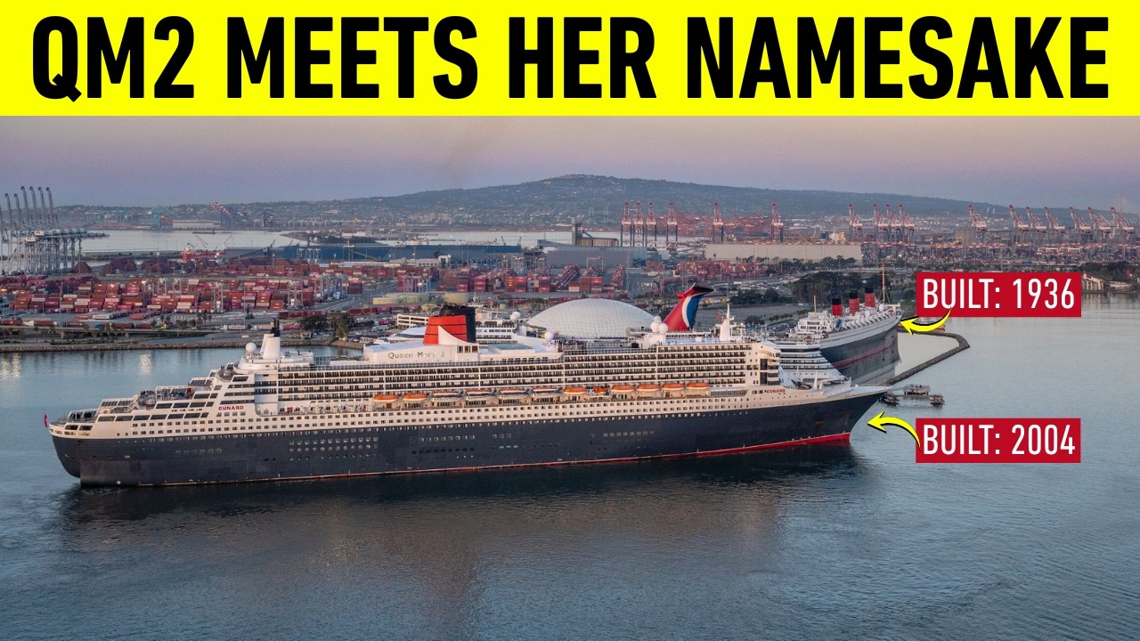 Это наконец-то случилось: QM2 возвращается на борт оригинального лайнера «Куин Мэри».