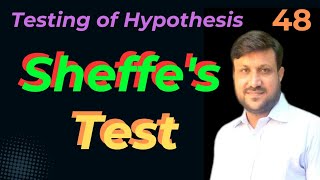 Sheffe's Test | Multiple Comparison Test