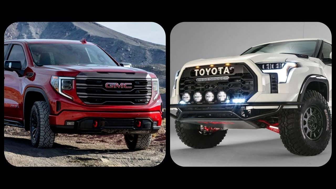 BESTIAL !!!! 😎🔥🔥 GMC Sierra 1500 - 2022 Vs Toyota Tundra TRD Pro - 2022 ...