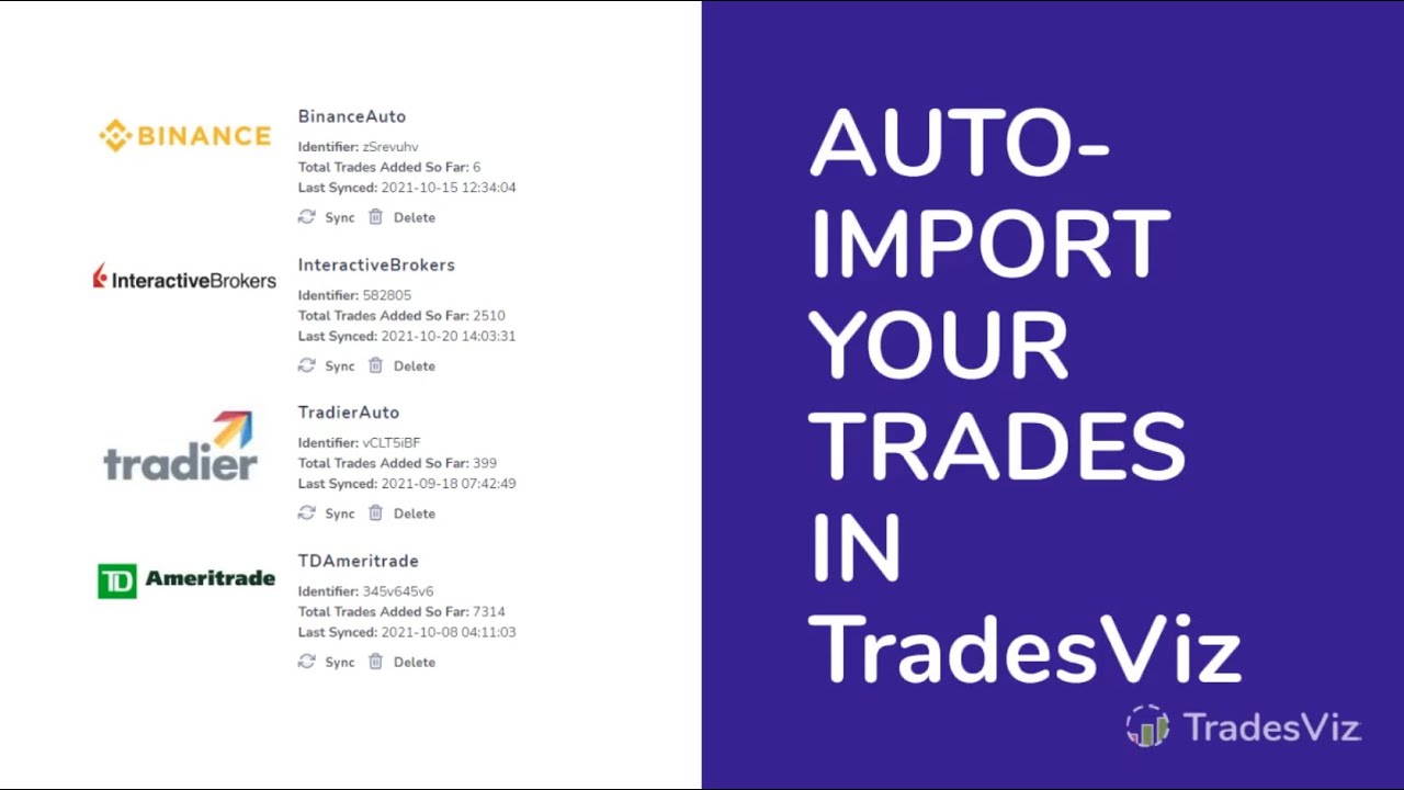 How to Auto import trades