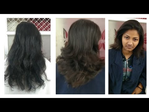 Step Layer Cut For Long Thin Hair || Step With Layer Cut For Thin Hair | Hair  Cutting For Beginners - Youtube