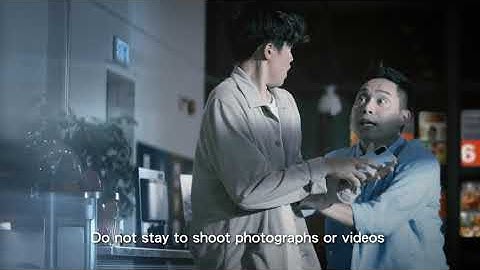 Remember to run, hide and report if you come across a violent attack (Web accessible version)