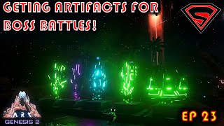 ARK GENESIS 2 EP 23 - THE ISLAND - GETTING THE FIRST ARTIFACTS FOR BOSS BATTLES Ark Genesis 2 Artifacts