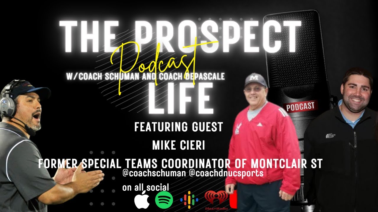 Talking Football with Former Special Teams Coordinator of Montclair St Mike Cieri