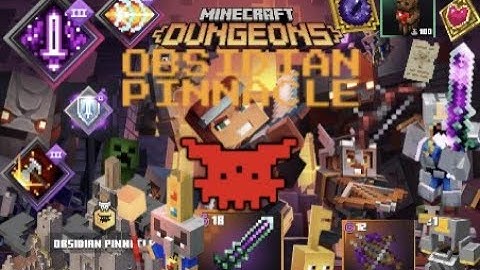 Minecraft Dungeons - Beating The Obsidian Pinnacle in Apocalypse Mode