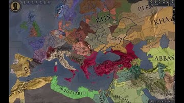 The CK2 and EU4 Thousand Year Timelapse With Sunset Invasion and Charlemagne DLCS
