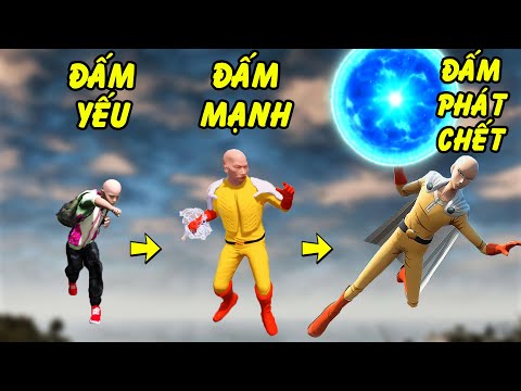 GTA 5 - Giải mã bí ẩn Sức mạnh của Saitama "Đấm phát chết luôn" | GHTG