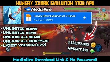 Hungry Shark Evolution Mod Apk 8.9.0 | Unlimited Coins & Gems | Mediafire Download Link No Password!