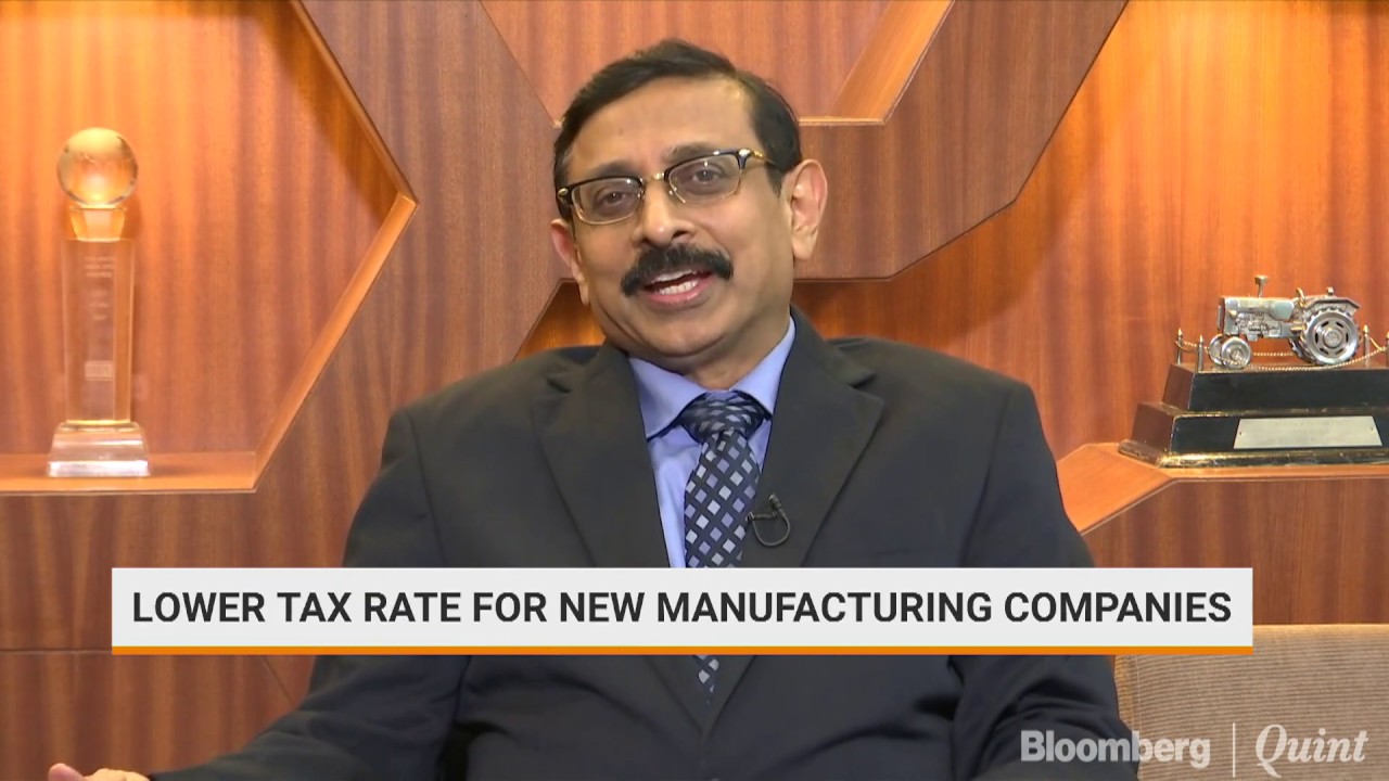Lower Tax Rate For New Manufacturing Companies