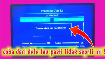 PENYEBAB PENCARIAN SIARAN TV DIGITAL TIDAK  BISA DITEMUKAN DI SET TOP BOX