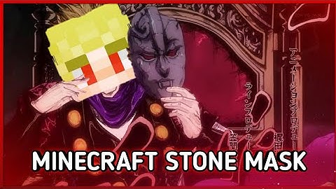 MCPE/MCBE JOJO Command showcase | Stone Mask | map download in desc