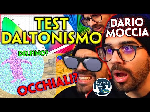 DARIO MOCCIA FA IL TEST DEL DALTONISMO - DARIO MOCCIA FA IL TEST DEL DALTONISMO