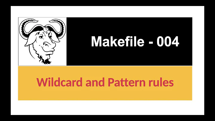 Automate build process with Makefile pattern rules with example