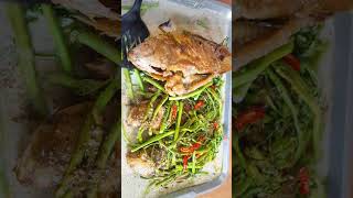 Pan Fry Whole Fish With Pepper Sauce  khmerfood food fishrecipe grilledfish