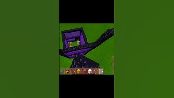 CAN WE MAKE A NETHER PORTAL WITH CRYING OBSIDIAN? #minecraft #shorts