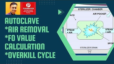 Steam Sterilization and Autoclave : Air Removal, F0 Value, @PHARMAVEN #autoclave #sterilization