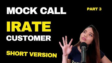 Irate Customer Mock Call Uninterrupted Version