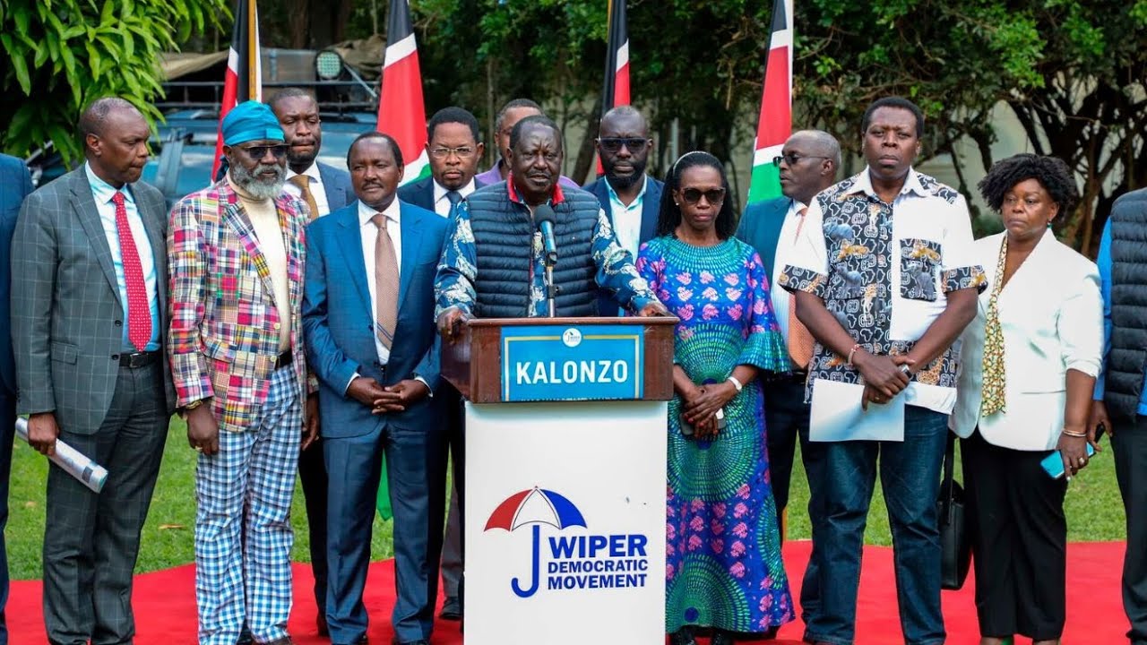 LIVE: Azimio Leaders Address the Media - YouTube