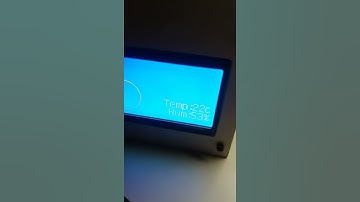 ARDUINO 128x64 LCD and DTH11