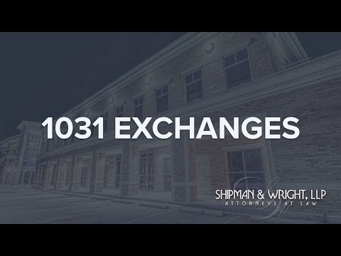A discussion about 1031 exchanges