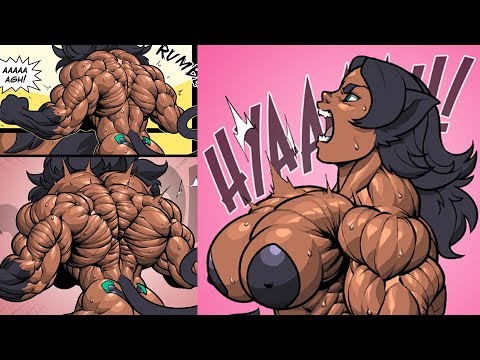 Making Catgirl Muscle Growth Comic