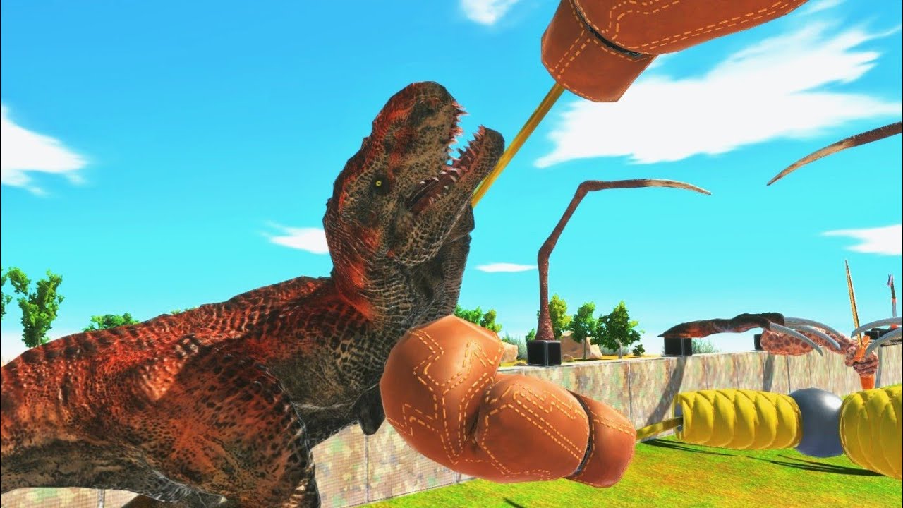 Running from deadly punches Animal Revolt Battle Simulator YouTube