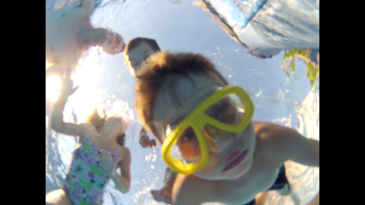 GoPro Time Lapse from the Bottom of the Swimming Pool - YouTube
