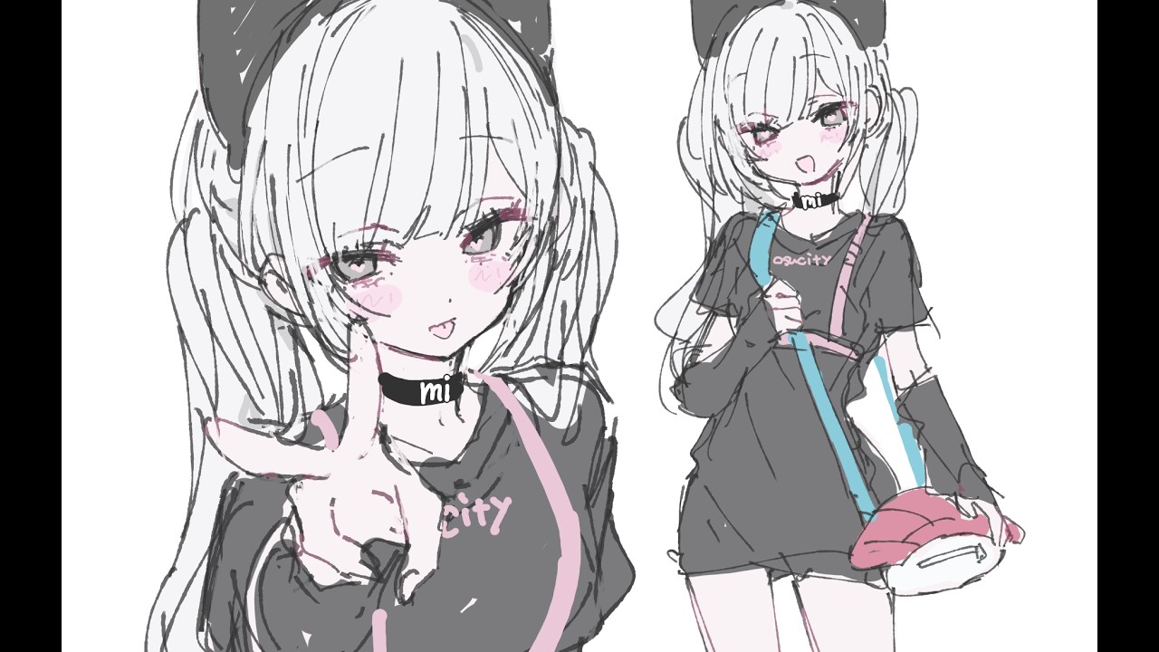 お絵描きを垂れ流すだけ