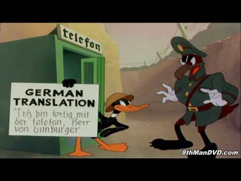 LOONEY TUNES Looney Toons Daffy The Commando Daffy Duck 1943 Remastered HD 1080p Cut